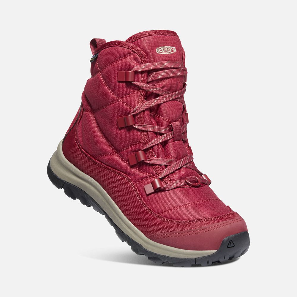 Keen Vinterkängor Dam Röda - Terradora Ii Waterproof - 358047KAI